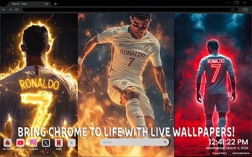 Download Cristiano Ronaldo Live Wallpaper – Tema CR7 Terbaru - Screenshot 2