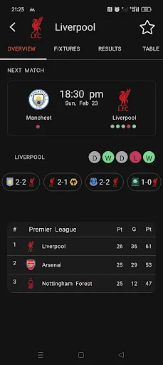 Download Football Livescores Terbaru – Prediksi Bola Gratis - Screenshot 1