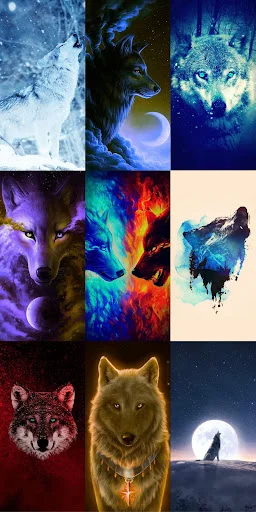 Unduh Wolf Wallpaper HD Terbaru – Gambar Serigala Keren Gratis - Screenshot 10