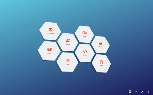 Download hexagonTab Terbaru – Atur Bookmark Keren Gratis - Screenshot 1