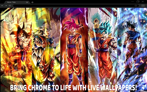 Download Goku Live Wallpaper Terbaru – Tema Anime HD Gratis - Screenshot 1