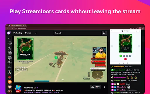 Download Streamloots: Mainkan Kartu Langsung di Browser Anda - Screenshot 1
