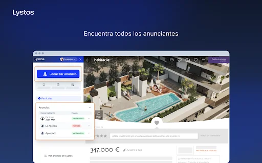 Download Lystos Extension: Alat Prospek Properti Terbaik - Screenshot 3