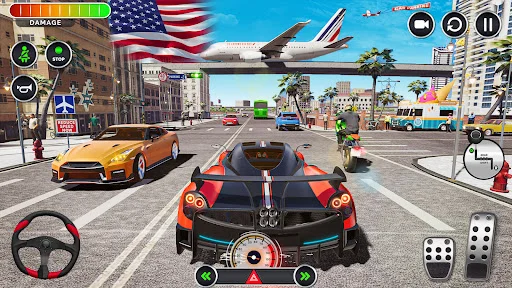 Download Car Games: City Driving School – Simulasi Mengemudi - Screenshot 1
