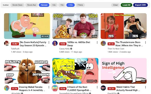 Download Outlier Finder Terbaru – Riset Video Viral YouTube - Screenshot 1