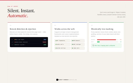 Download Reject Cookies Terbaru – Blokir Popup Cookie Otomatis - Screenshot 2