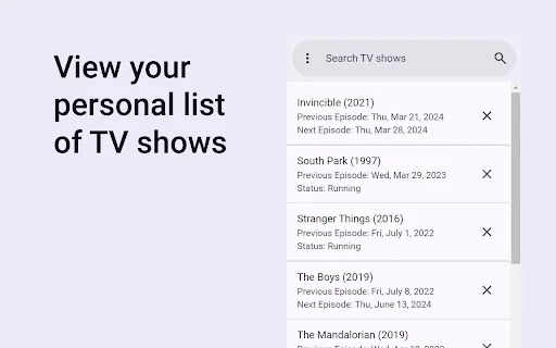 Download TV Show Tracker Terbaru – Pantau Serial TV Favorit Anda - Screenshot 1