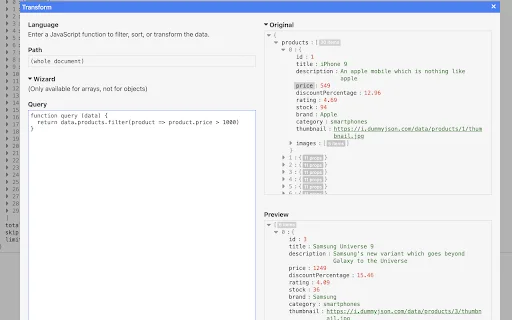 JSON Editor: Alat Edit dan Format JSON Terbaik – Unduh Gratis - Screenshot 3