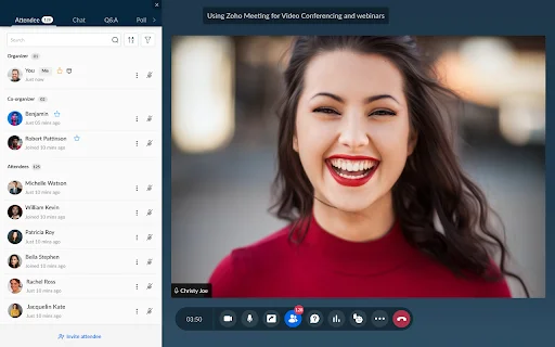 Download Zoho Meeting Terbaru – Konferensi Video & Webinar Gratis - Screenshot 4