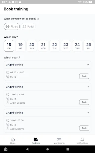 Download Sportin Pro Terbaru – Kelola Keanggotaan Olahraga Anda - Screenshot 10