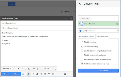Download Delivery Trust untuk Gmail – Kirim Email Aman Gratis - Screenshot 1