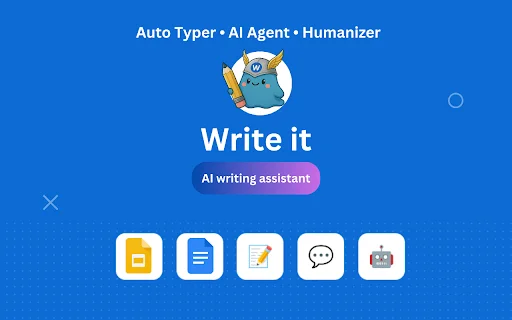 Download Write It: Humanizer & Auto Typer – Asisten AI Terbaik - Screenshot 5