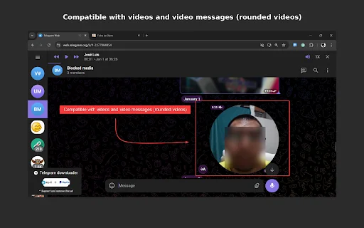 Unduh Telegram Downloader Terbaru – Simpan Media Grup & Channel - Screenshot 3
