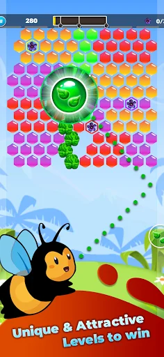 Download Bubble Honey Shooter Terbaru – Game Puzzle Gratis - Screenshot 13