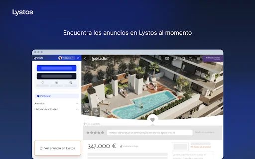 Download Lystos Extension: Alat Prospek Properti Terbaik - Screenshot 2