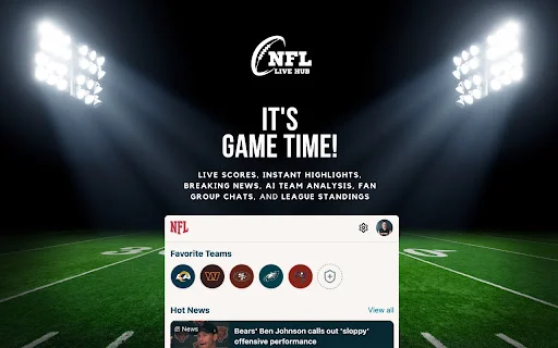 Download NFL Live Hub Terbaru – Skor & Statistik NFL Gratis - Screenshot 1