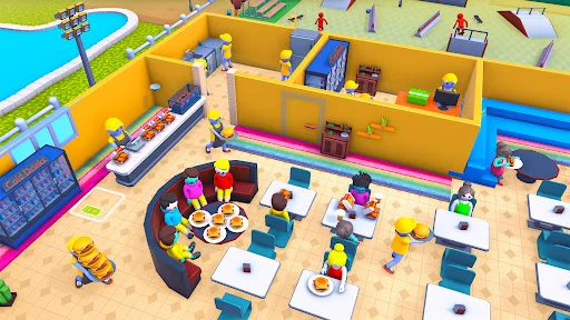 Download Idle Burger Shop: Cafe Tycoon Terbaru – Game Restoran - Screenshot 24
