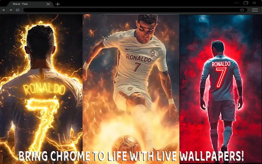 Download Cristiano Ronaldo Live Wallpaper – Tema CR7 Terbaru - Screenshot 1