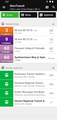 Download North Okanagan Bus – MonTransit – Schedules & Real-Time - Screenshot 1
