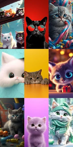 Download Cute Cat Wallpapers Terbaru – Wallpaper Kucing Lucu Gratis - Screenshot 2