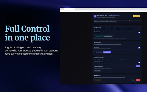 BlockNSFW: Ekstensi Pemblokir Konten Dewasa Terbaik & Aman - Screenshot 3