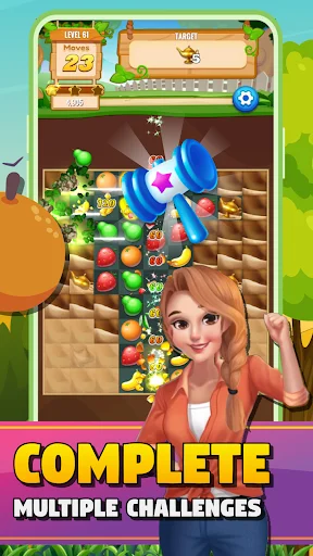 Download Sweet Fruit Match Puzzle Blast Gratis – Game Puzzle Seru - Screenshot 26