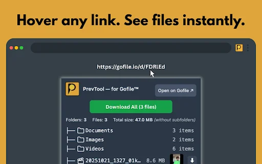PrevTool: Download & Preview Gofile Tercepat – Unduh Gratis - Screenshot 2