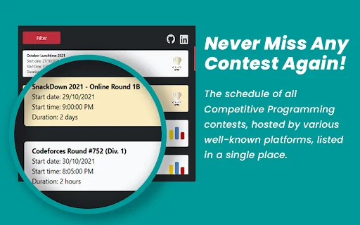 Download CP Calendar Terbaru – Pantau Kontes Coding Gratis - Screenshot 1
