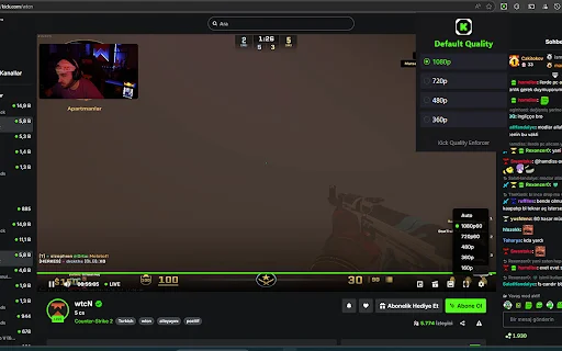 Kick Quality Enforcer – Atur Kualitas Video Otomatis di Kick - Screenshot 1
