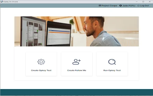 Download Opkey Browser Extension Terbaru – Otomasi Tes Gratis - Screenshot 1
