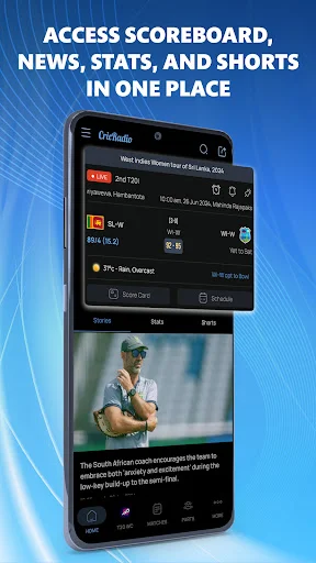 Download CricRadio Terbaru – Skor Kriket Live & Komentar Cepat - Screenshot 12