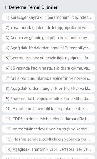 Download TUS Quiz – Özet Terbaru: Latihan Soal Medis Lengkap - Screenshot 14
