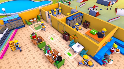 Download Idle Burger Shop: Cafe Tycoon Terbaru – Game Restoran - Screenshot 14