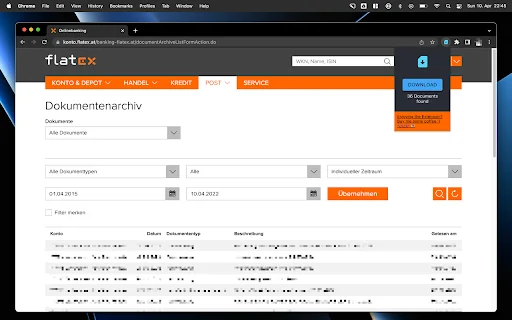 Unduh Flatex Downloader Terbaru – Kelola Dokumen Anda Mudah - Screenshot 1