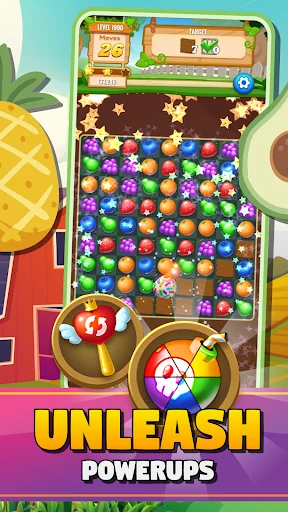 Download Sweet Fruit Match Puzzle Blast Gratis – Game Puzzle Seru - Screenshot 10