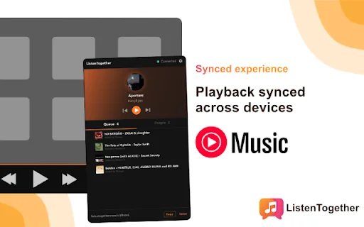 ListenTogether for YouTube Music – Dengarkan Musik Bersama Teman - Screenshot 4