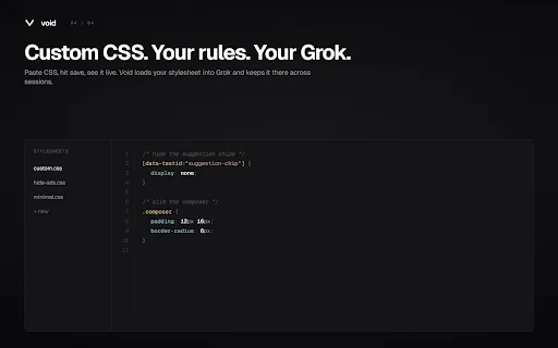 Download Void untuk Grok Terbaru – Optimalkan Pengalaman Anda - Screenshot 4