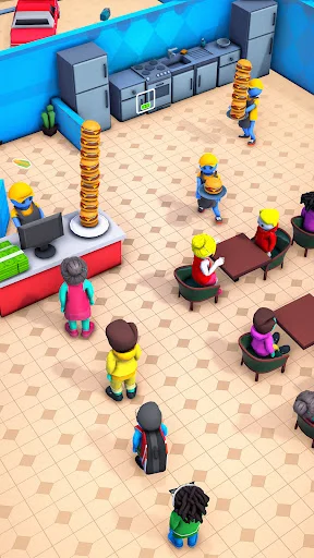 Download Idle Burger Shop: Cafe Tycoon Terbaru – Game Restoran - Screenshot 5