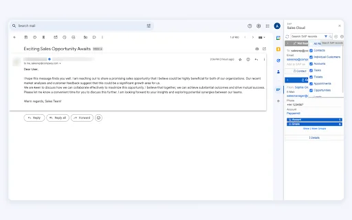 Download SAP Sales Cloud for Gmail – Kelola CRM Efisien - Screenshot 2