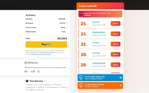Unduh Aliexpress Prodigeek Coupons Terbaru – Hemat Belanja - Screenshot 1