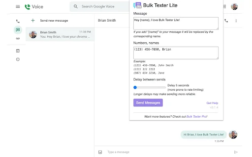 Download Bulk Texter Lite Terbaru – Kirim Pesan Massal Mudah - Screenshot 1