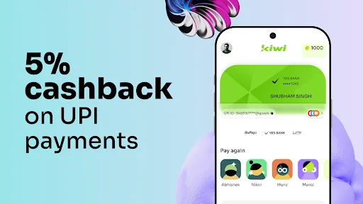 Download Kiwi UPI: Kartu Kredit & Cashback Instan Terbaik - Screenshot 1