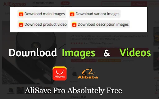 AliSave Pro: Download Gambar & Video AliExpress Terbaik - Screenshot 1