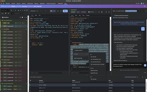 Download rep+ Chrome Terbaru – Analisis HTTP & AI Security - Screenshot 1