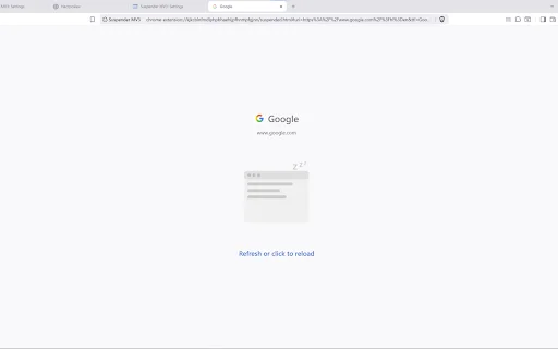 Download Suspender MV3 Terbaru – Hemat RAM & CPU Browser - Screenshot 3