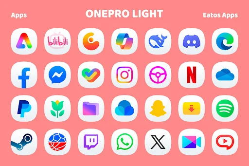 Download OneLight 8 – Icon Pack Terbaru – Ikon Estetik Gratis - Screenshot 16