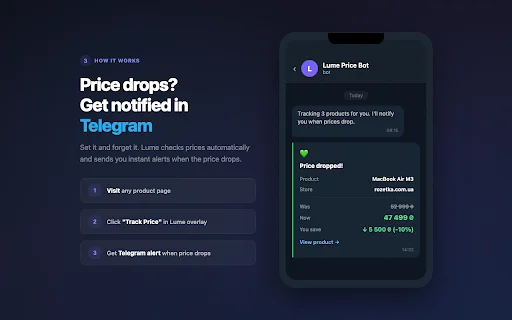 Lume: Pelacak Harga & Pembanding Produk Terbaik – Gratis - Screenshot 3