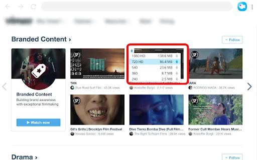 Download VimUp Video Downloader Terbaru – Simpan Video Vimeo Gratis - Screenshot 2