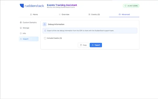 Unduh RudderStack Assistant Terbaru – Debug Event Real-Time - Screenshot 5