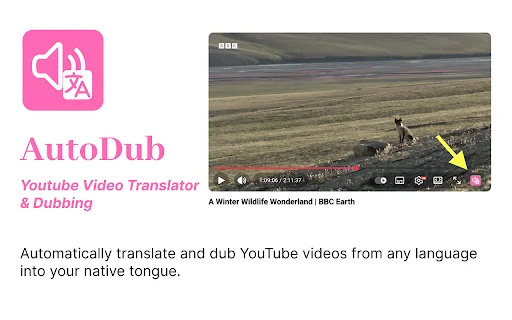 AutoDub: Sulih Suara YouTube AI Instan – Download Gratis - Screenshot 1